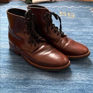 Thursday Boot Company Men's Burgundy Leather Boots